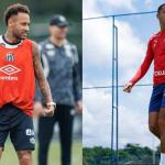 Próximos na tabela, Santos e Bahia se enfrentam pelo Campeonato Brasileiro