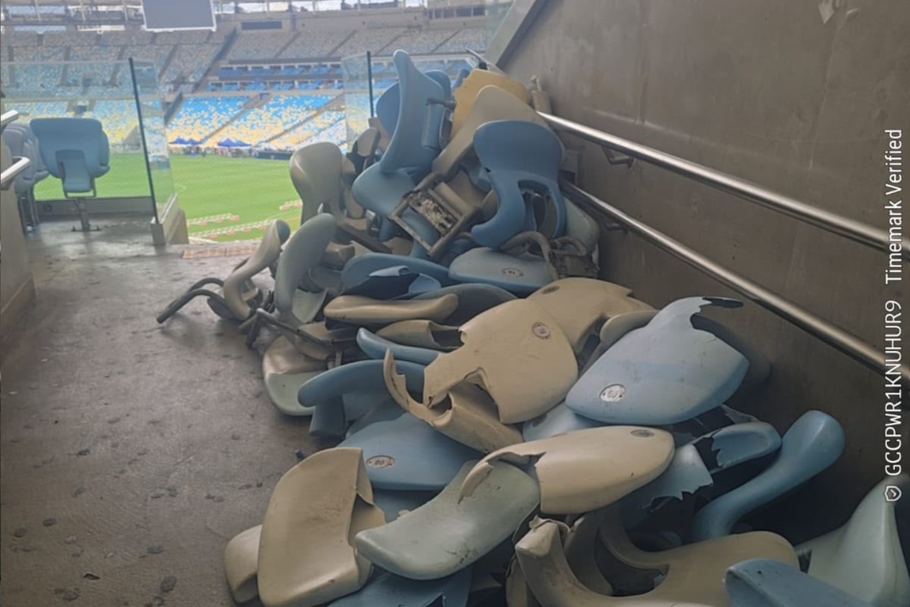 Flamengo informa 'graves depredações' no Maracanã durante Vasco x Boca Juniors