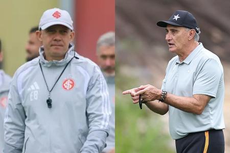 Eduardo Baptista e Tite vão duelar neste sábado (24)