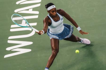 Coco Gauff em ação