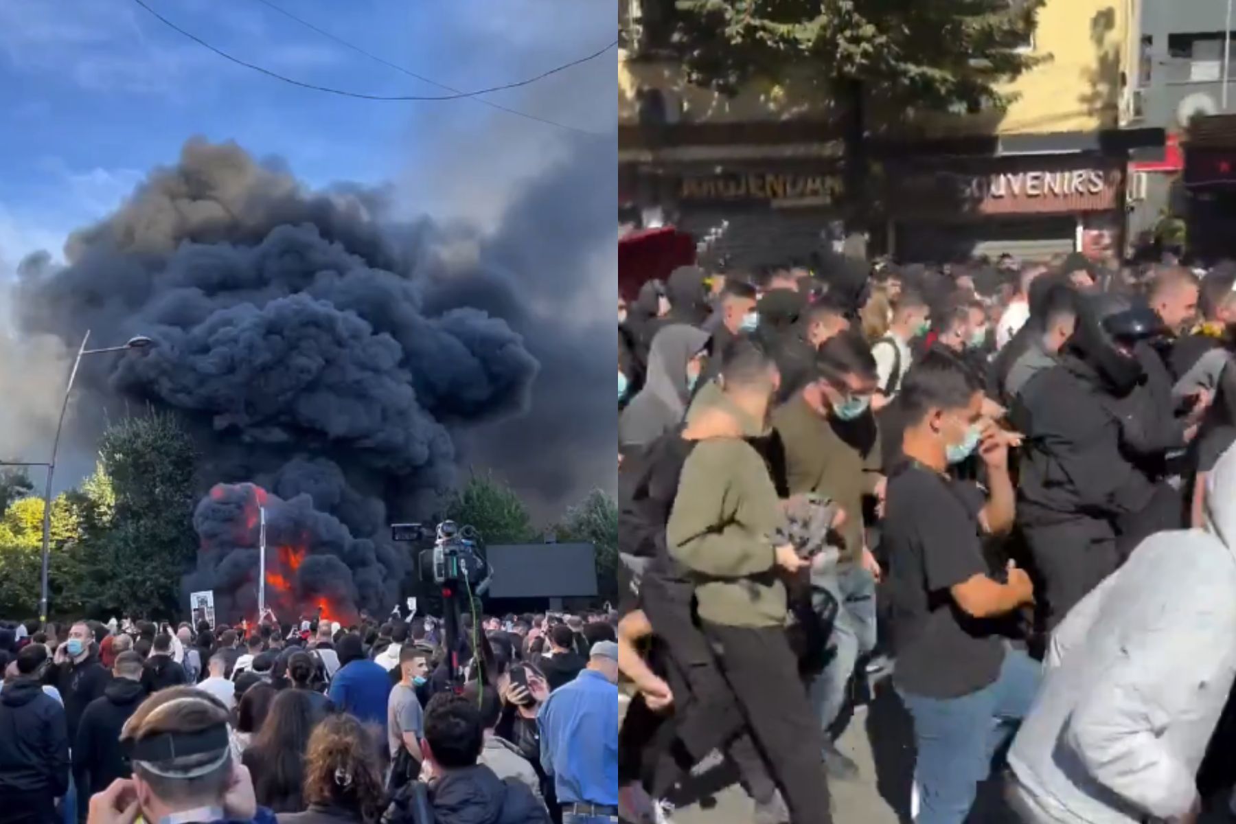 Estudantes da Albânia protestam pelo 2º dia consecutivo; Ministério da Educação é incendiado