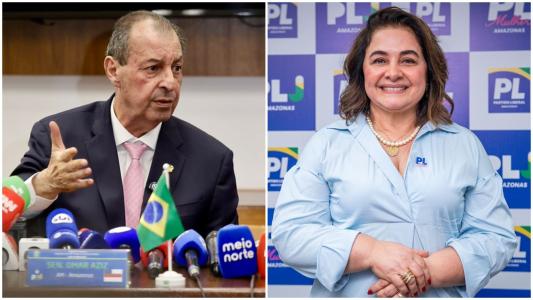 Omar Aziz e Maria do Carmo