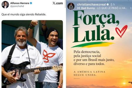 Poncho e Chávez declararam apoio a Lula • Reprodução/Redes Sociais