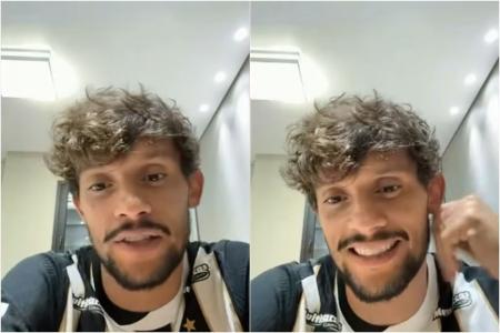 Gustavo Scarpa, meia do Atlético, em entrevista ao canal Uol