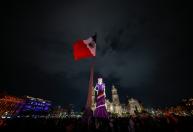 Caveira de 33 metros entra para o Guinness durante celebração do 'Dia dos Mortos' no México