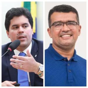À esquerda, Fufuca (PP); à direita, Lahesio Bonfim (NOVO).