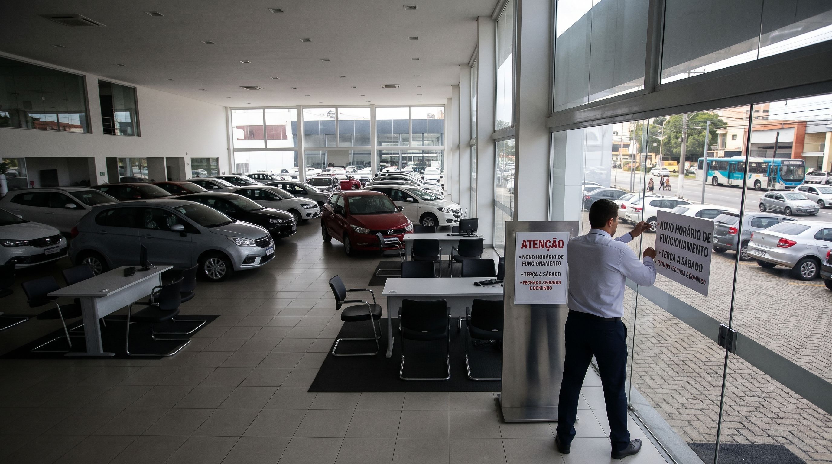 Concessionárias avaliam fechar às segundas-feiras para manter vendas aos sábados com escala 5×2