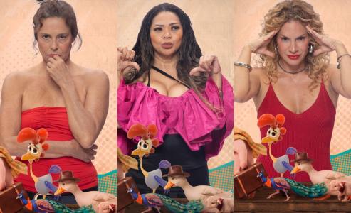 Giovanna, Darlin e Maíra estão na sexta Roça