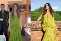 Vestido usado por Mari Gonzalez e Giovanna Ewbank no casamento de Juliette custa fortuna