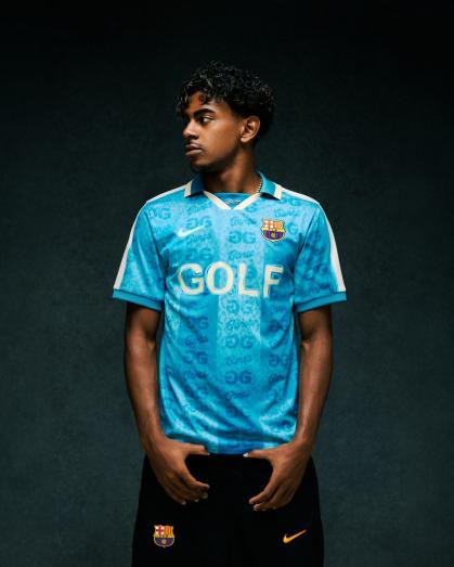 Camisa coleção Barcelona x Golf Wang x Spotify