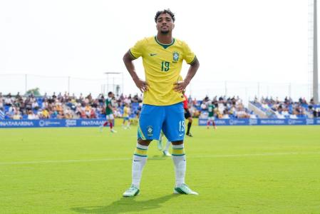Heittor, do Palmeiras, brilhou pela Seleção Sub-20