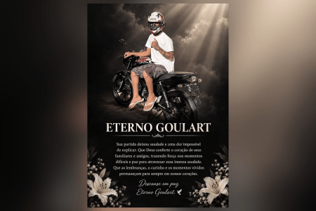 Bruno Luis Goulart Medeiros, de 19 anos, foi baleado no dia 10 de outubro em Esmeraldas, na Grande BH • Imagem cedida à Itatiaia