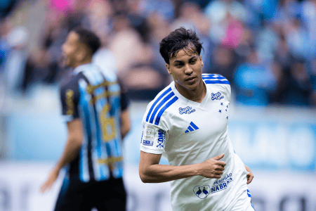 Kaio Jorge em ação pelo Cruzeiro