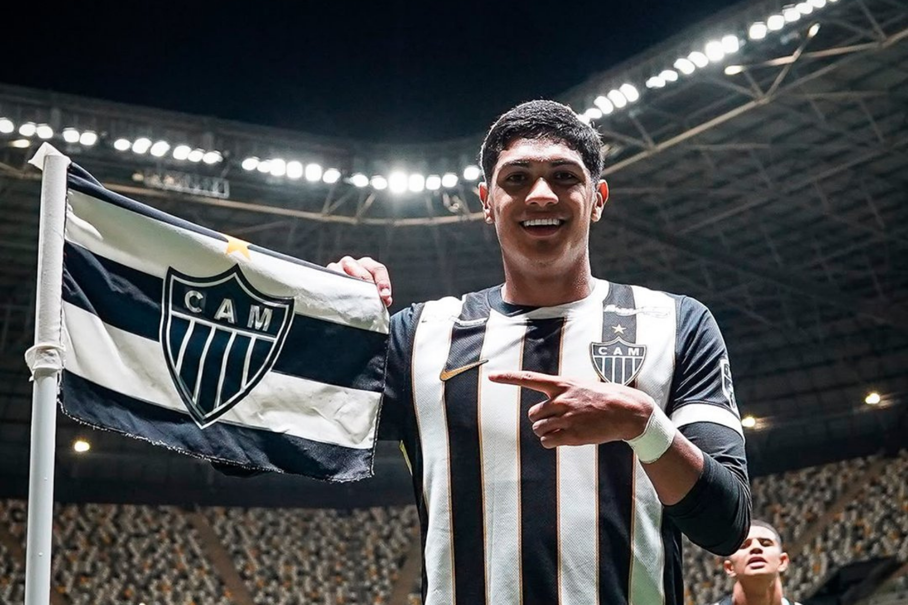 Índio marca golaço de novo, Atlético vence Amazonas e avança na Copa do Brasil Sub-20