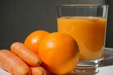 Suco Laranja e cenoura