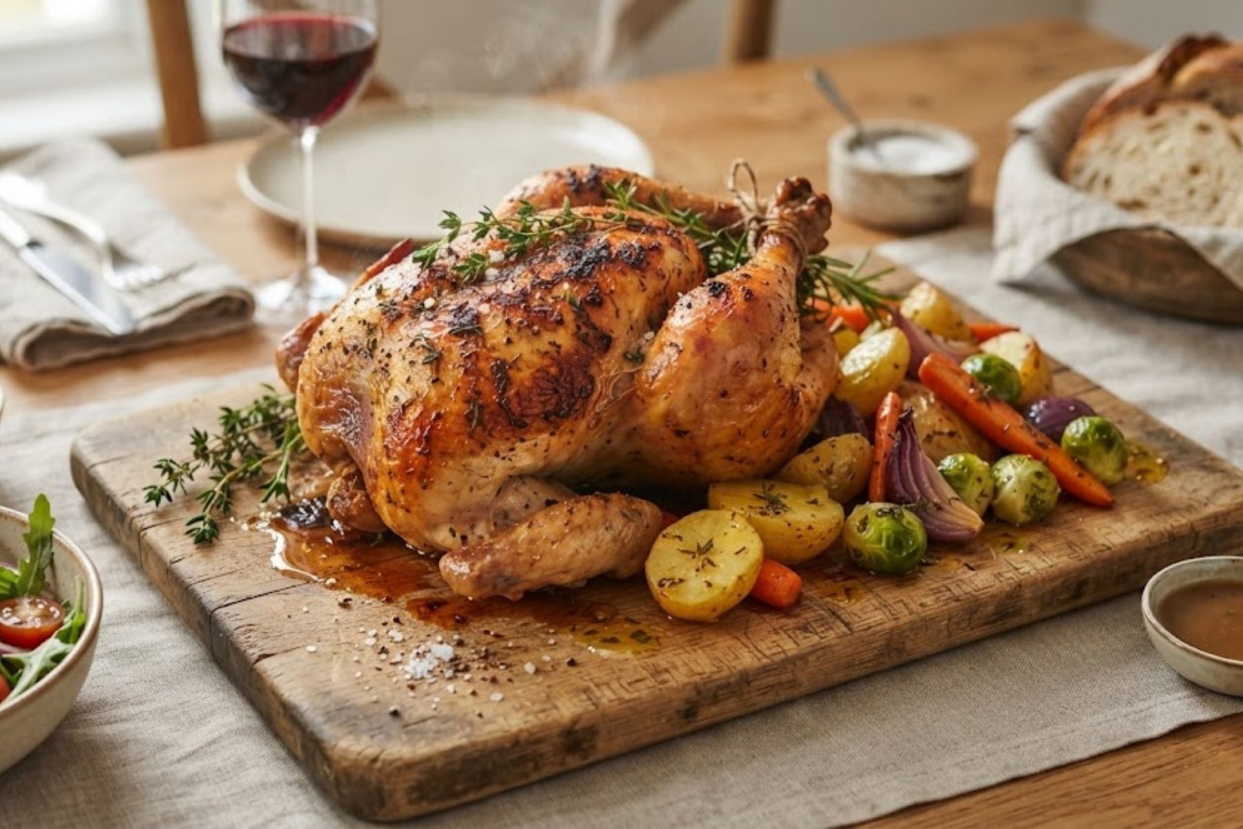 Como temperar frango para assar e garantir carne suculenta e pele dourada