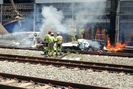 Avião cai na estação São Gabriel, em BH; viaturas estão a caminho; acompanhe atualizações ao vivo