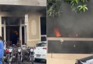 Restaurante pega fogo no bairro Santa Efigênia, em BH, e mobiliza Corpo de Bombeiros