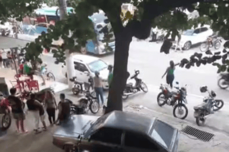 MORRE ATROPELADA ONIBUS ES