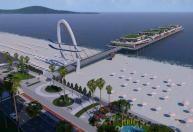 Novo píer de Praia Grande se prepara para ser o maior do litoral paulista