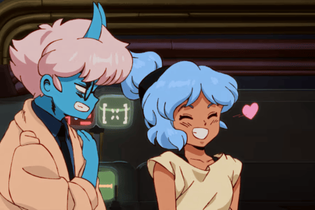 Omura e Maki, protagonistas de Orbitals • Divulgação/Shapefarm