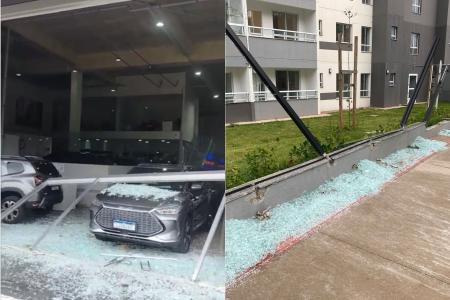 Capital mineira registrou chuva intensa, acompanhada de rajadas de vento, na tarde deste domingo (25) de eleição