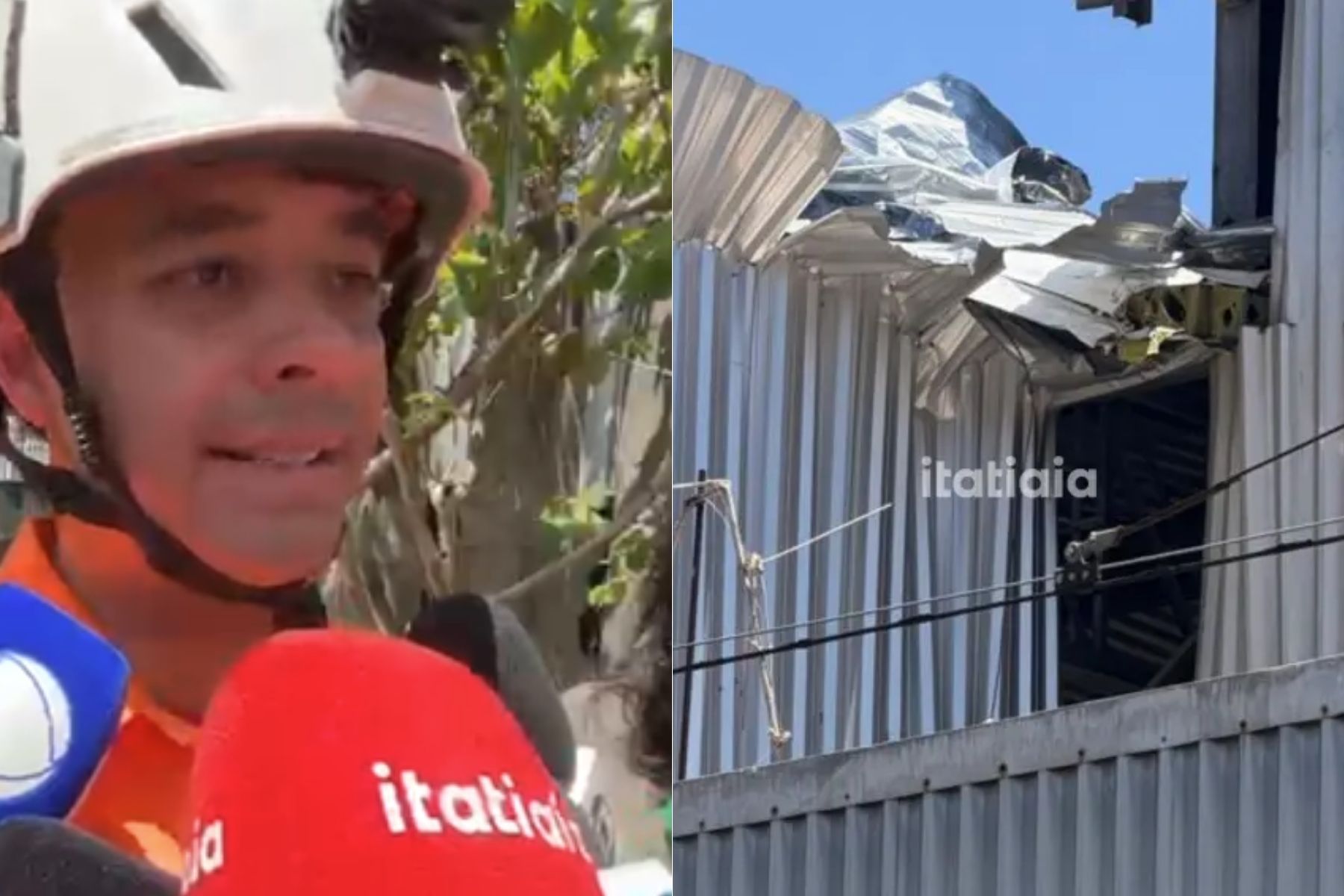 Queda de avião em BH: veículo em manutenção protegeu funcionários de metrô, diz bombeiro