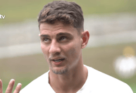 Natanael vai às lágrimas ao celebrar marca expressiva pelo Atlético: 'Sou privilegiado'