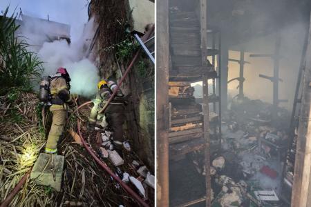 Incêndio atinge residência no bairro Ribeiro de Abreu, em BH • CBMMG