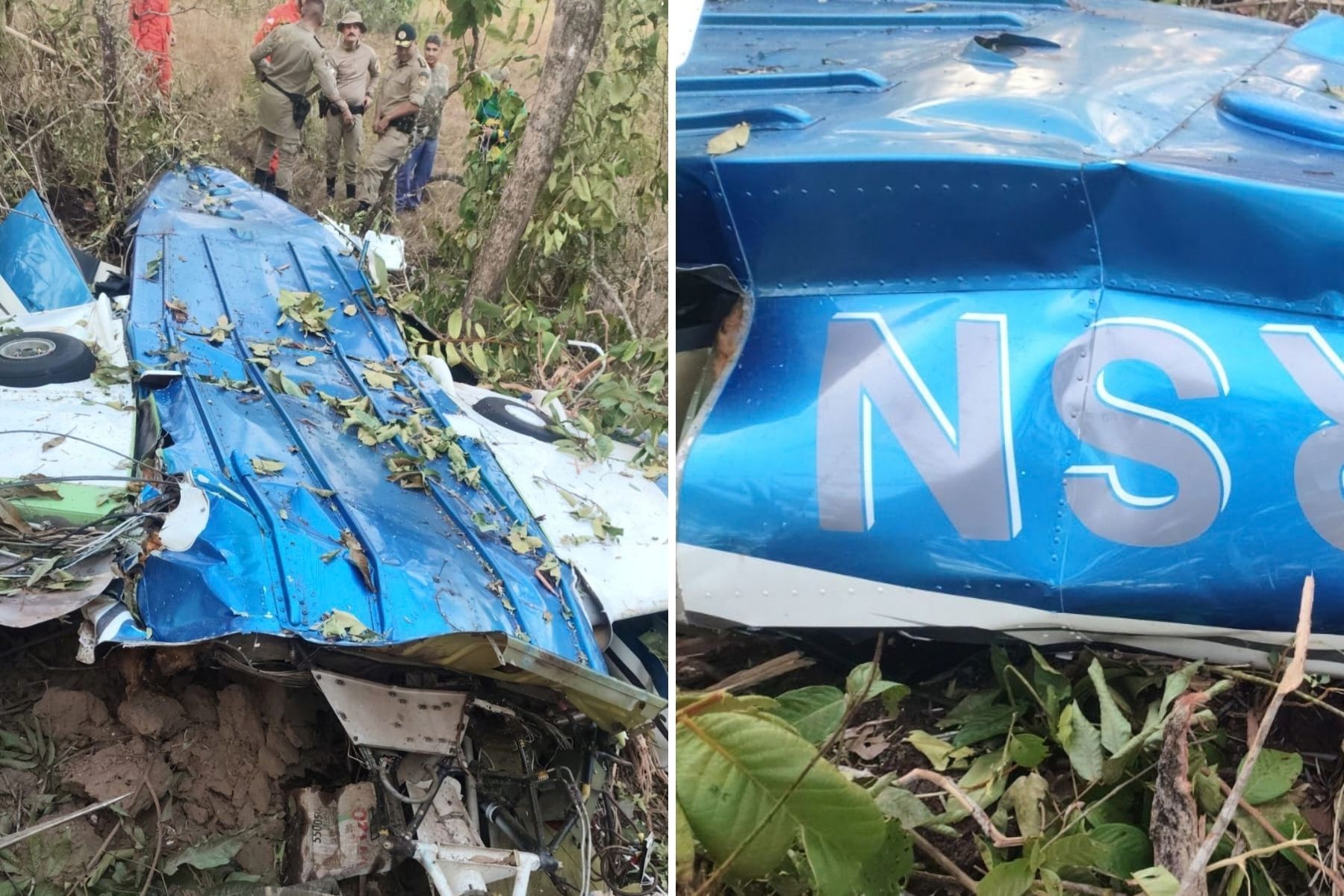 Avião de pequeno porte cai em Tocantins, e duas pessoas morrem