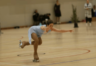 Manuela Maggio, 30 anos, argentina radicada na Nova Zelândia: a jovem que passou de podóloga de vacas a medalhista de prata no patins