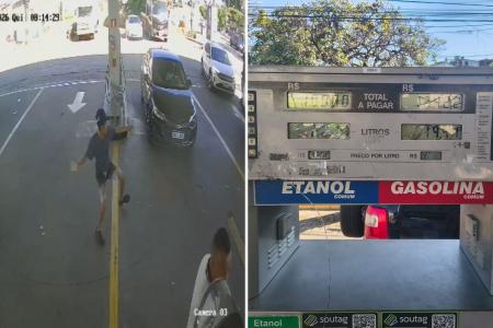 suspeitos atacam posto em BH