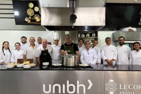 Aua de Gastronomia do UniBH, em parceria com a escola internacional Le Cordon Bleu • Giullia Gurgel/ Itatiaia