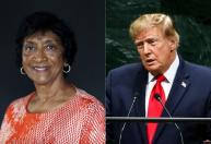 Vencedora do Nobel da Paz alfineta Trump ao ser recebida por colegas: 'Talvez eu divida o prêmio com ele'