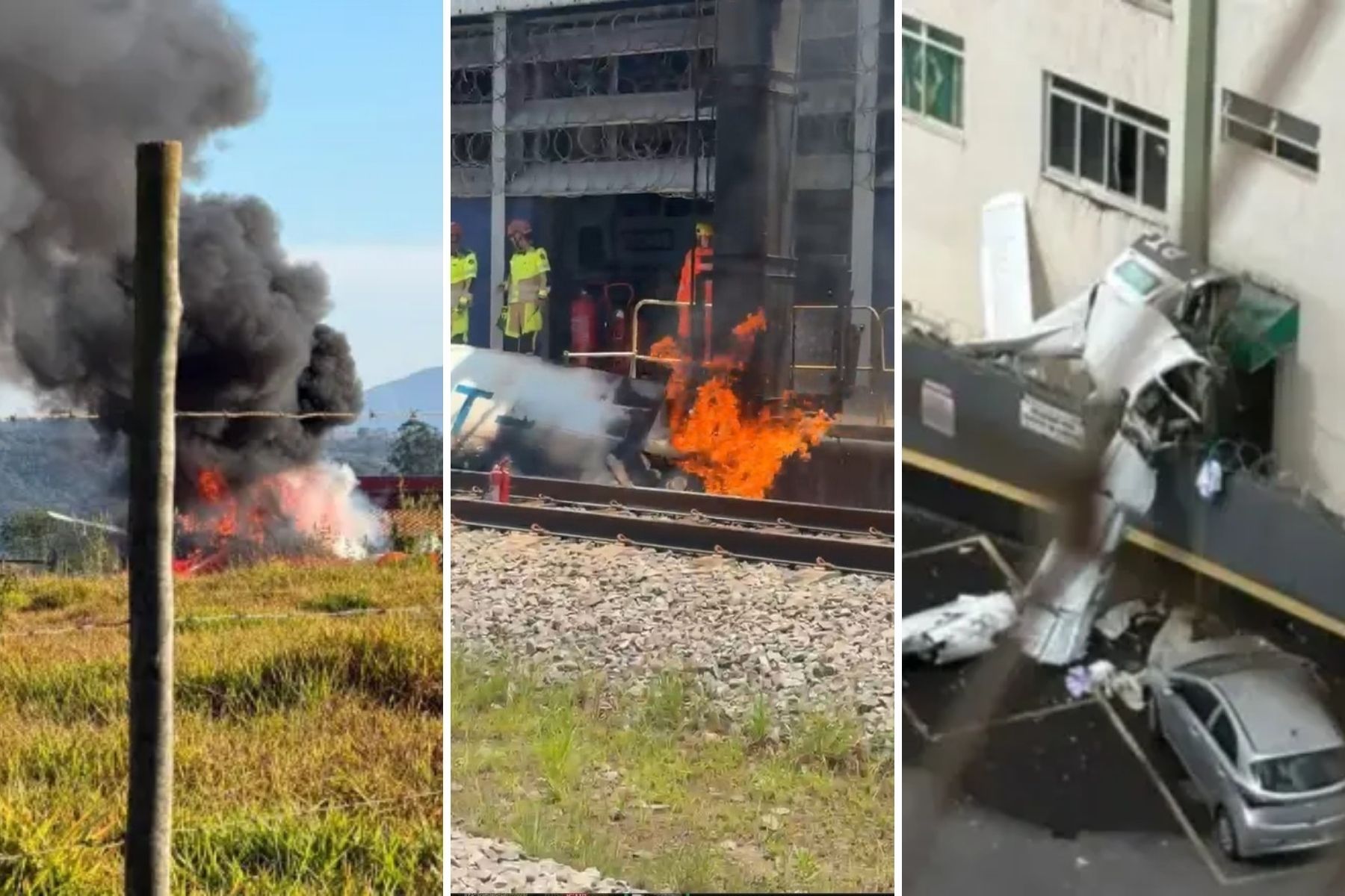 Queda de avião no São Gabriel, em BH, é a terceira na Grande BH em menos de um ano