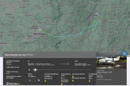 • Divulgação/ Flightradar24