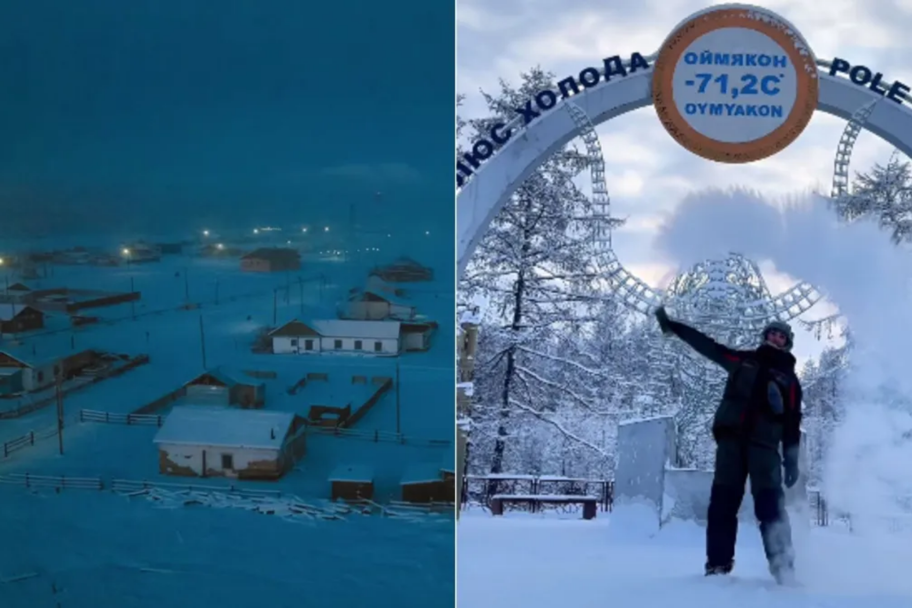 Onde fica a cidade mais fria do mundo, que já registrou -71,2°C?