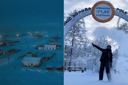 Oymyakon, a cidade mais fria do mundo, já chegou a registrar -71,2ºC