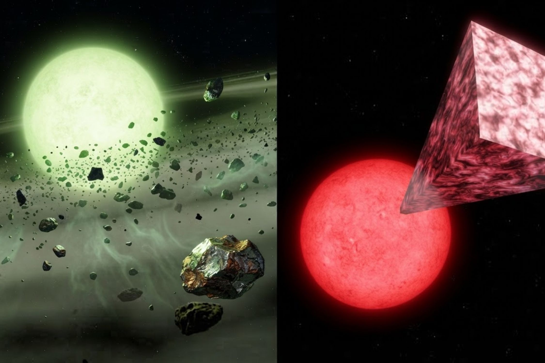Astrônomos descobrem a primeira estrela verde e a mais vermelha já registrada