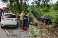 Três pessoas ficam feridas após batida na BR-354, em MG