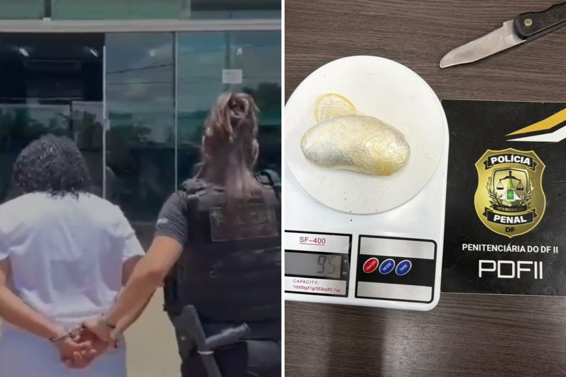 Diarista é presa no DF ao tentar entrar na Papuda com maconha nas partes íntimas