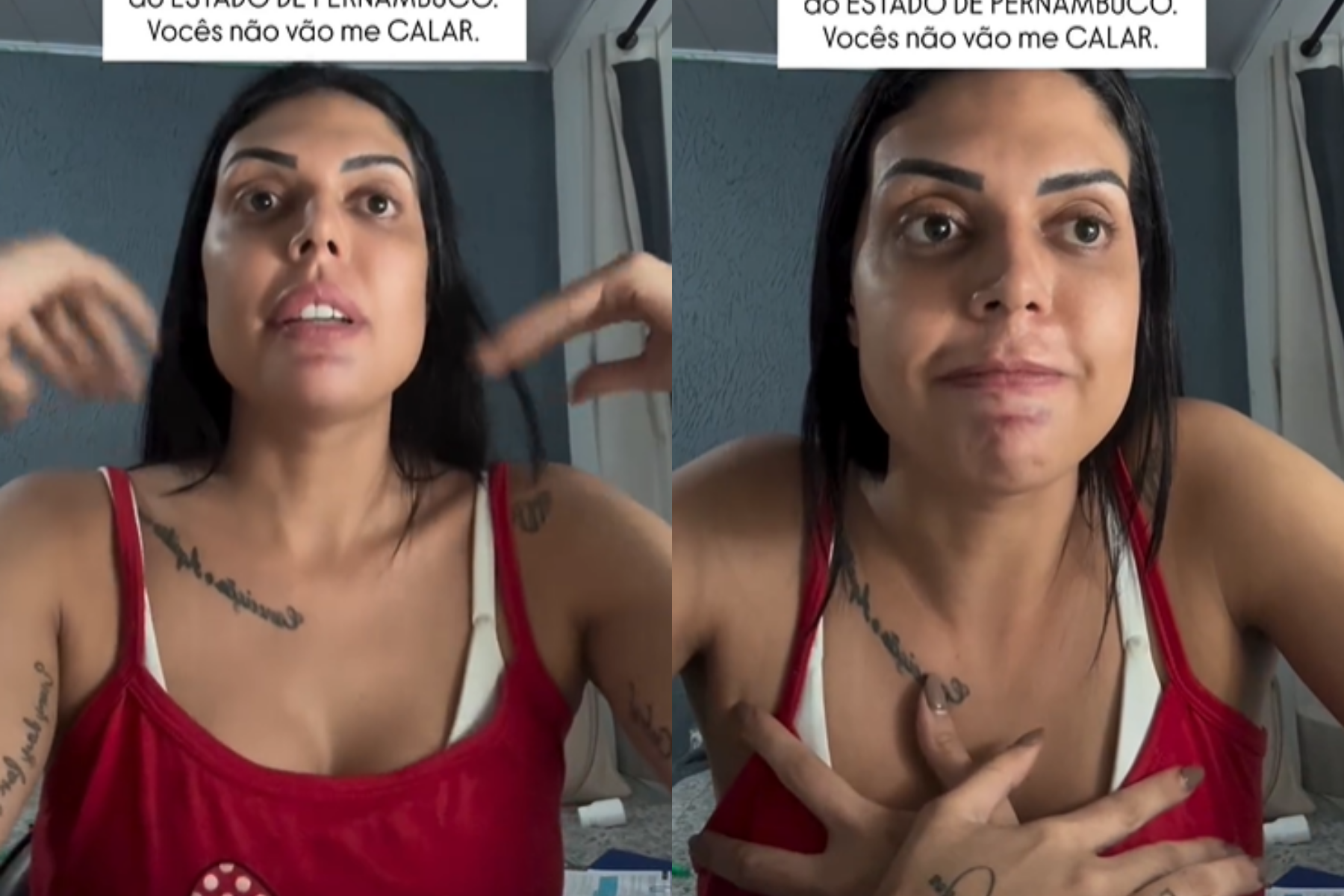 Mulher diz ter sido agredida por PMs dentro de casa e pede responsabilização em Recife