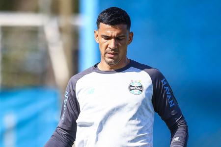 Balbuena em treino do Grêmio • Lucas Uebel/Grêmio