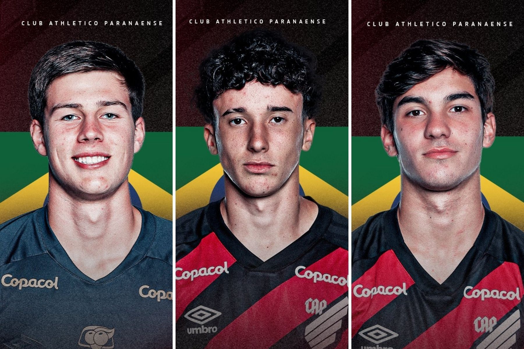 Trio do Athletico-PR é convocado pela Seleção Brasileira para Copa do Mundo Sub-17