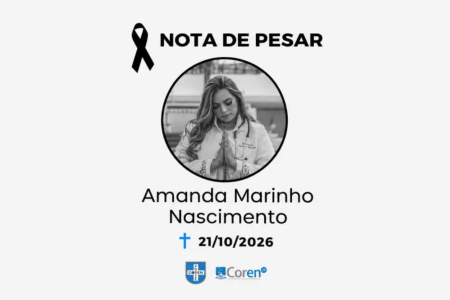 Coren-DF publica nota de pesar pela morte da enfermeira Amanda Marinho Nascimento