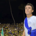 ‘Bloquinho 22’: Nikolas Ferreira participa de mobilização em apoio a Flávio em Pernambuco