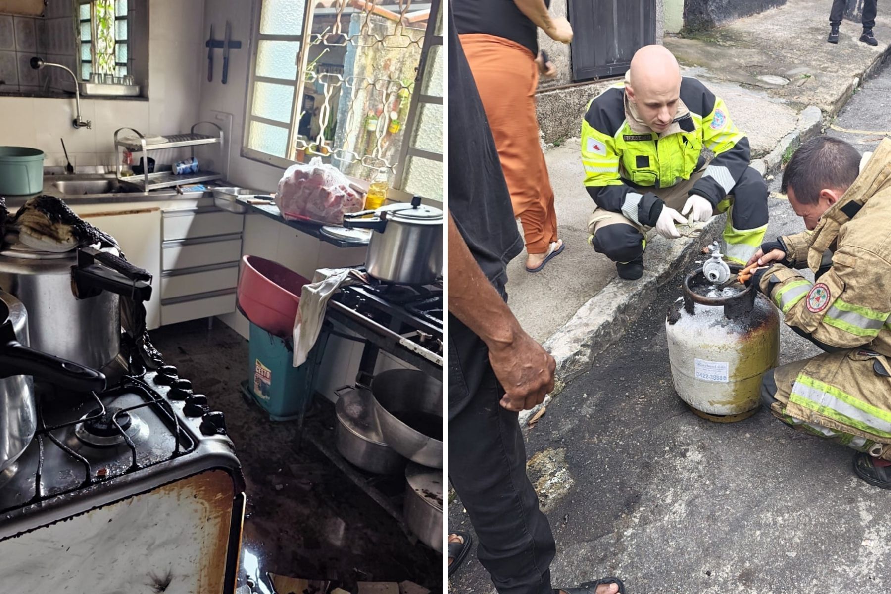 Mulher fica ferida após vazamento de gás causar explosão em BH
