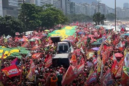ato de lula no rio de janeiro
