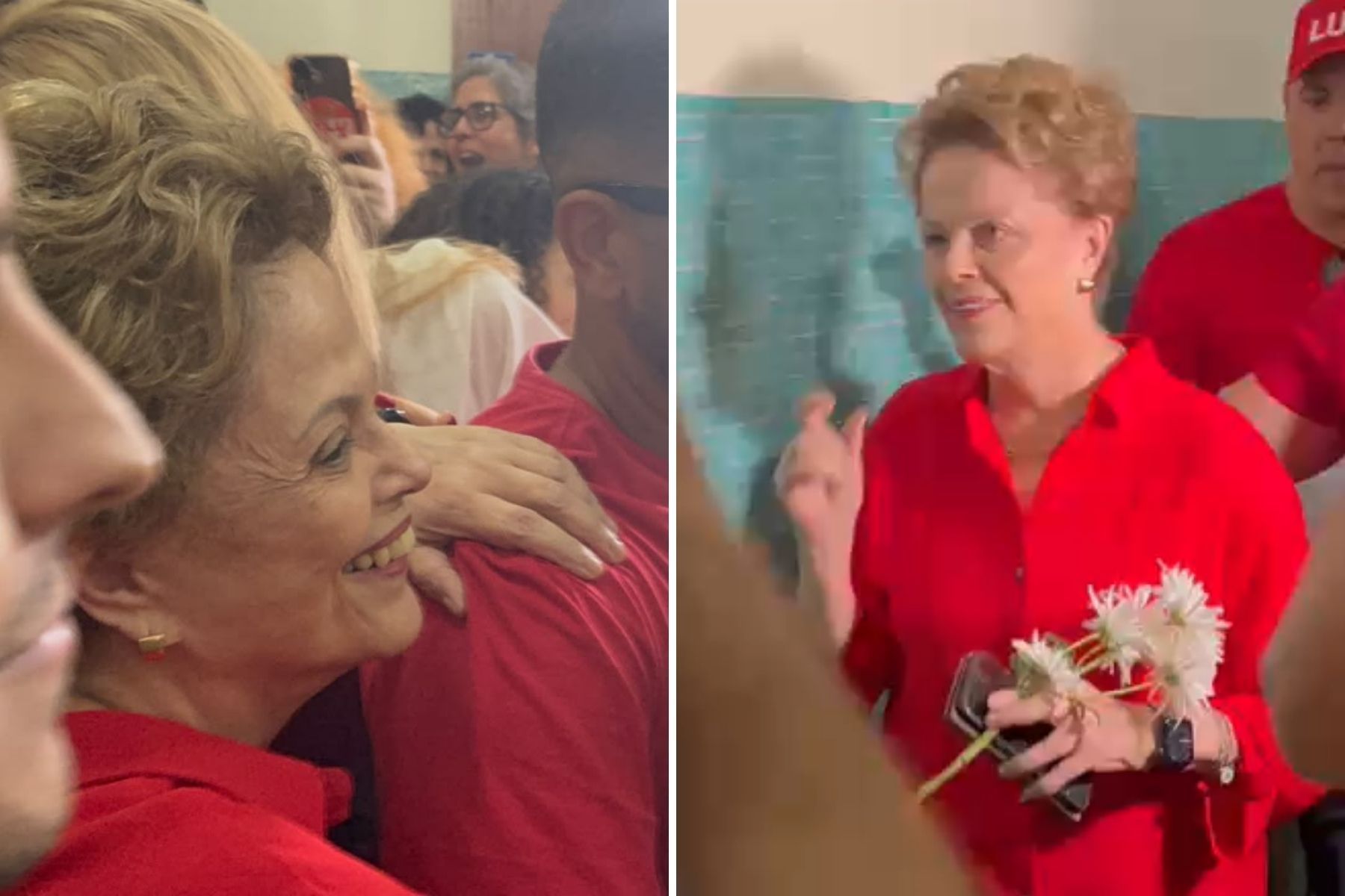 Eleições 2026: com gritos de apoiadores, ex-presidente Dilma Rousseff vota em BH