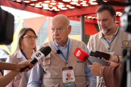 Chefe da missão de observação eleitoral, José Miguel Insulza